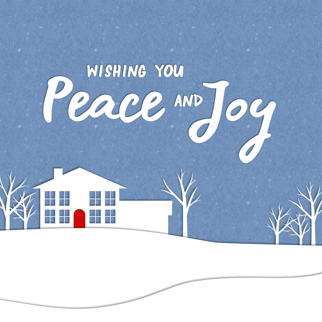 Holiday Season Peace and Joy 1080x1080